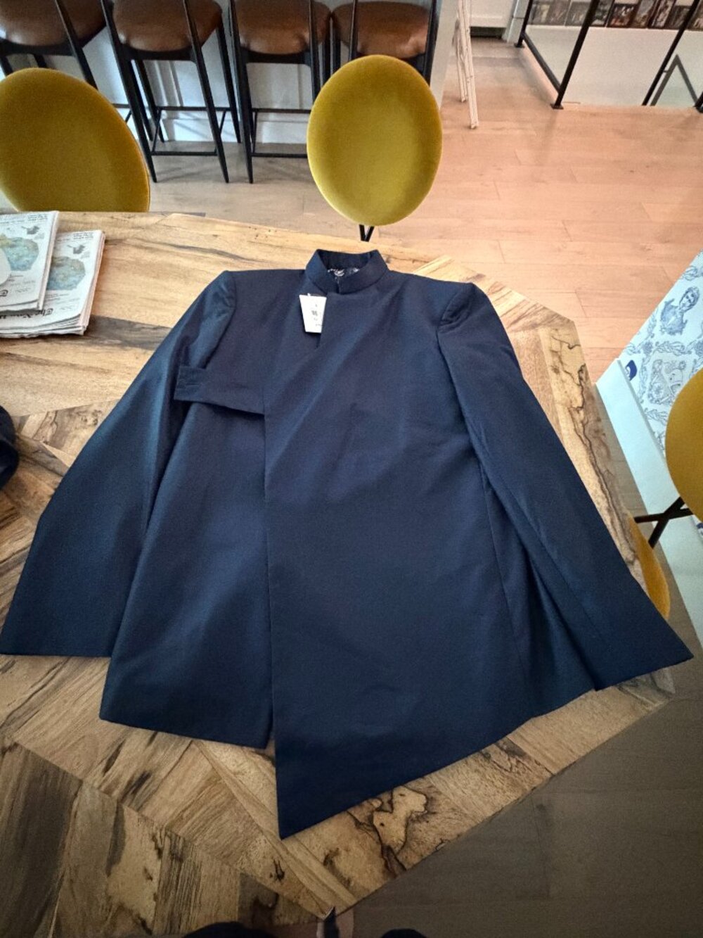 Pernia's Pop Up Bohame Dark Blue Indo-Western Suit Jacket